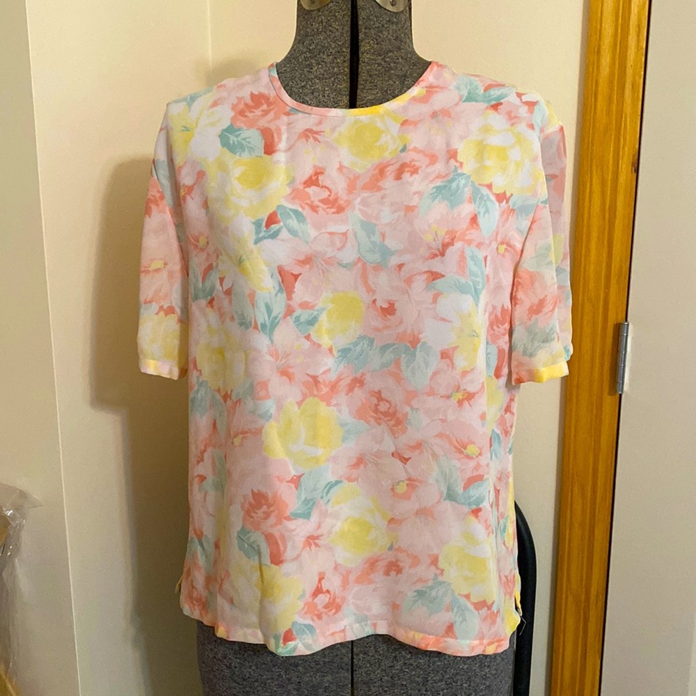 Beautiful Spring Blossom Pendleton Blouse